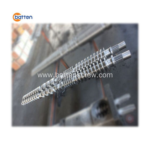 Conical Twin screw barrel for extrusion PVC machine